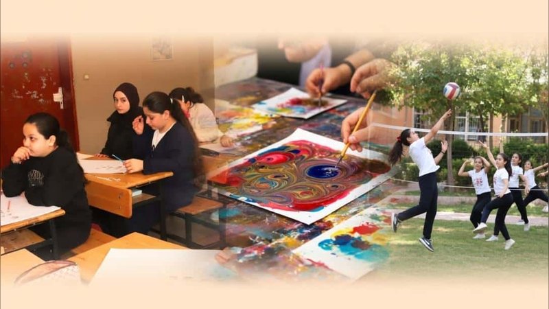 Arsin'de Beceri Temelli Kurslara Ziyaret: Voleybol, Resim ve Ebru İncelendi