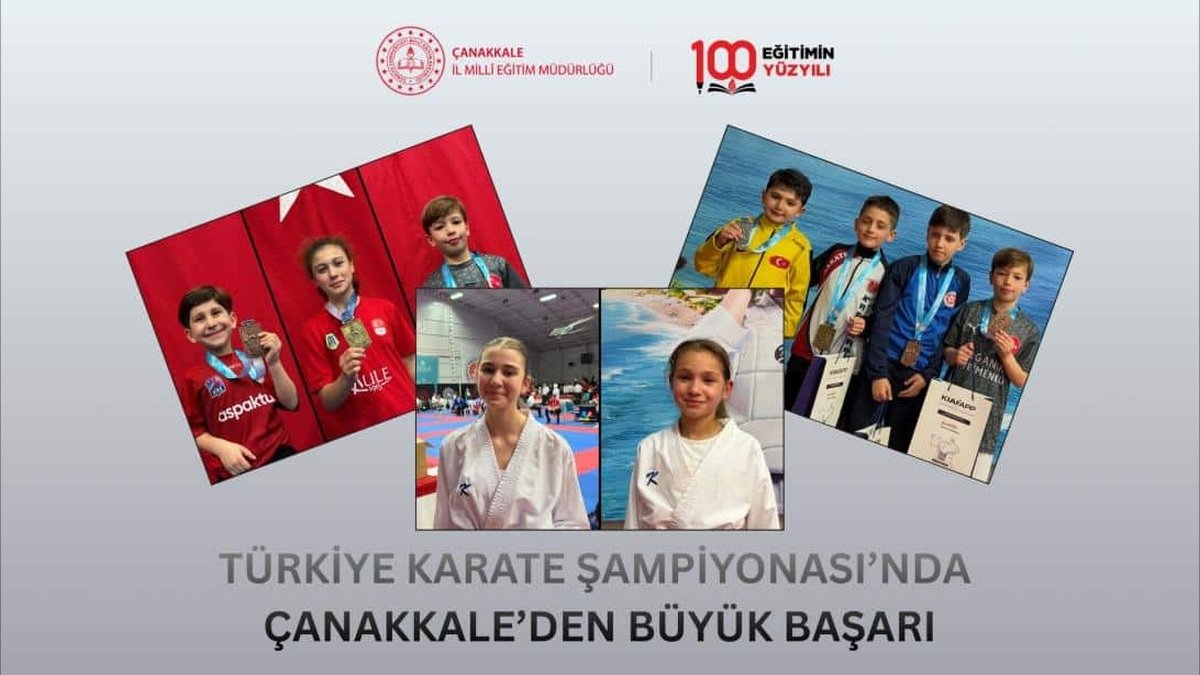 Çanakkale'den Karate Şampiyonası'na Damga: 1 Altın, 2 Bronz Madalya