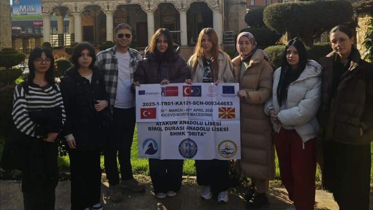 Cide'den Kuzey Makedonya'ya Erasmus+ Öğrenci Ziyareti