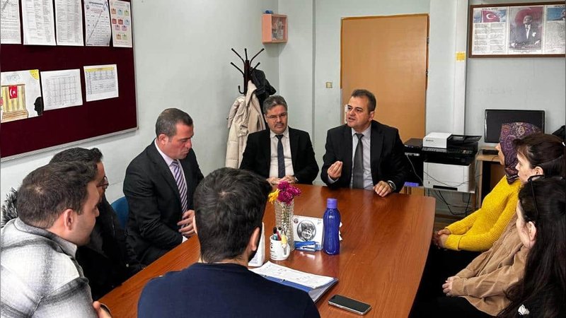 Ergene İlçe Milli Eğitim Müdürü Maarif Modeli Kapsamında Okul Ziyareti Gerçekleştirdi