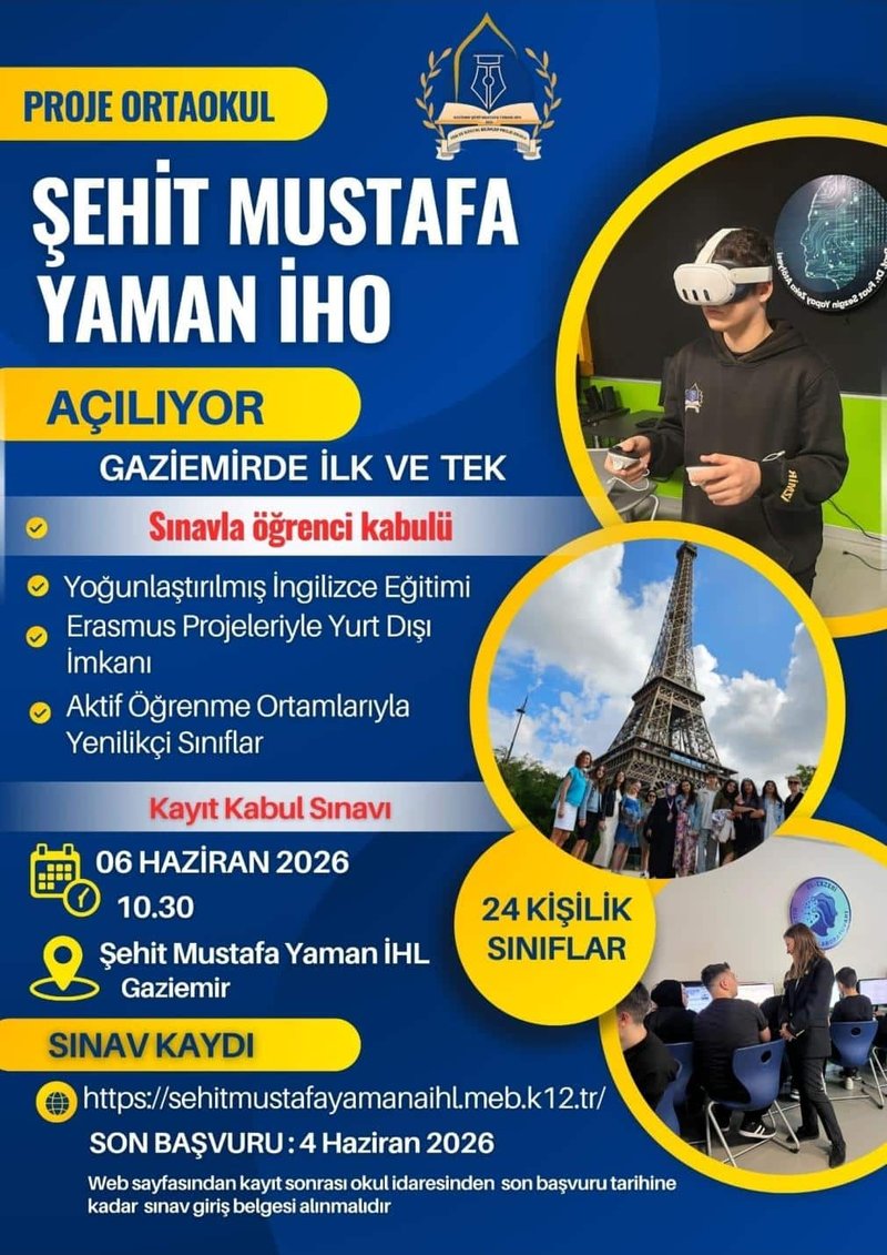 Gaziemir'de Yeni İmam Hatip Ortaokulu Açılıyor: Şehit Mustafa Yaman Ortaokulu Kapılarını Aralıyor - Görsel 2