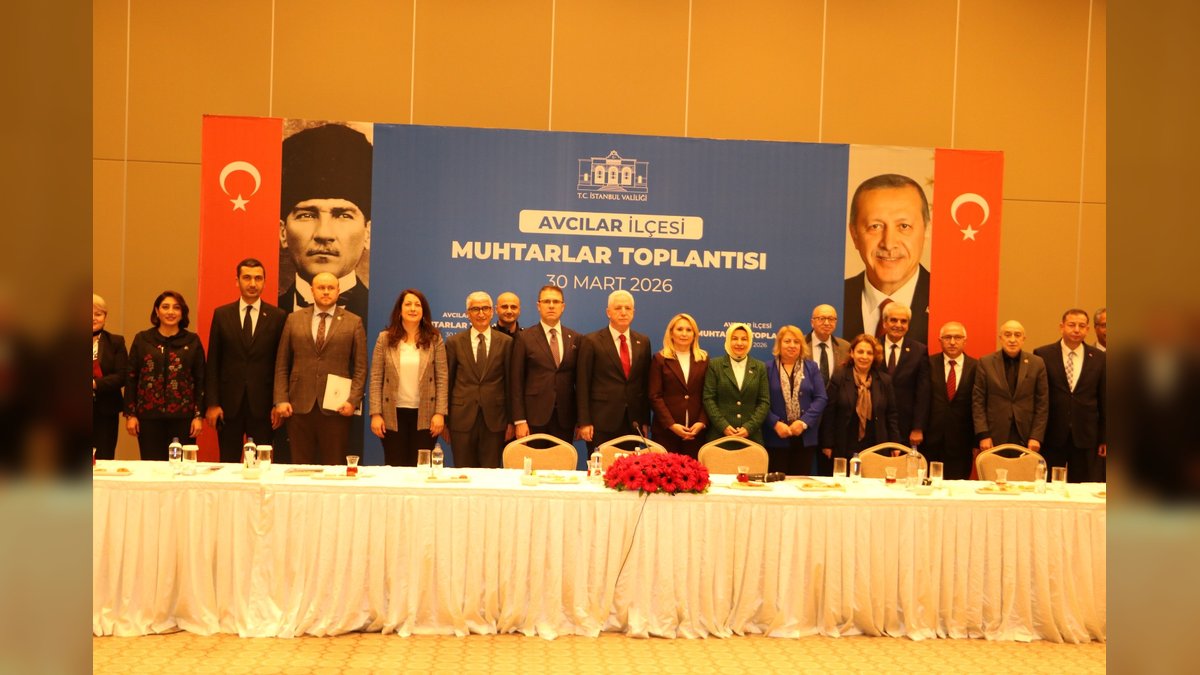 İstanbul Valisi Davut Gül, Avcılar'da Muhtarlarla Buluştu