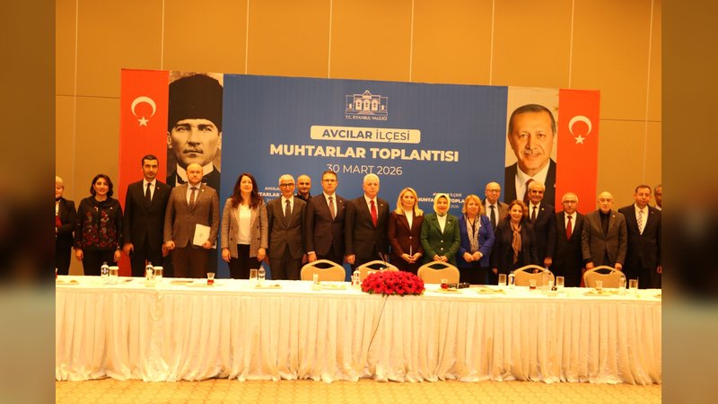 İstanbul Valisi Davut Gül, Avcılar'da Muhtarlarla Buluştu