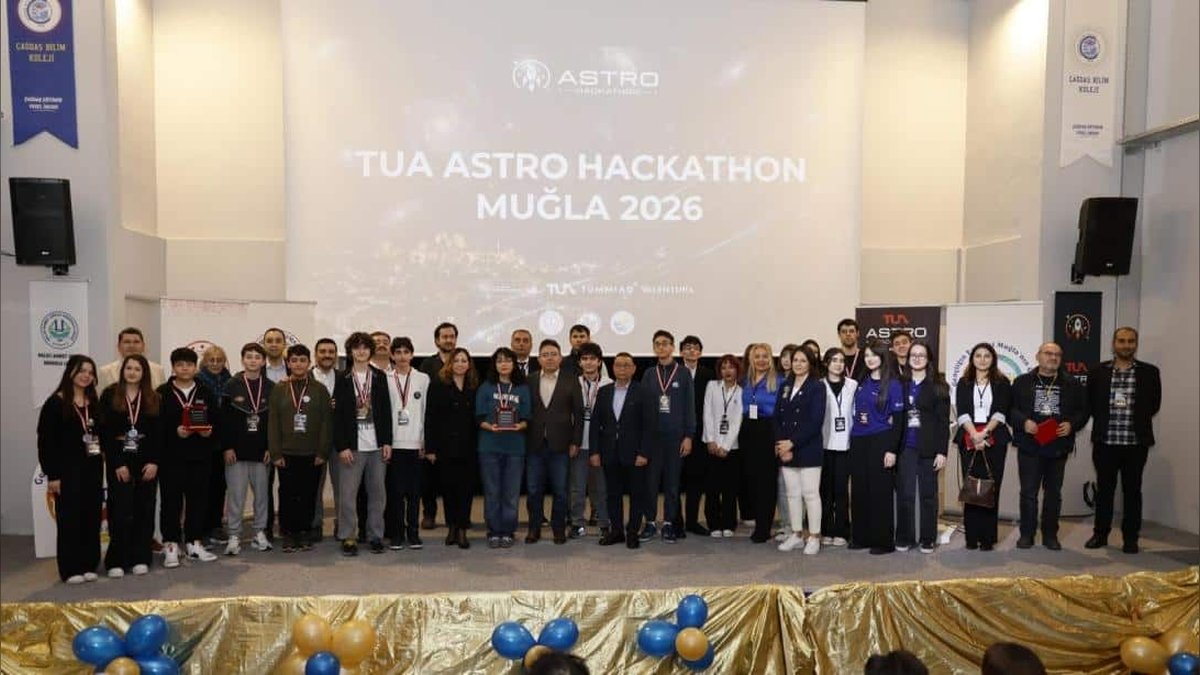 Marmaris'te TUA Astro Hackathon Muğla 2026 Ödül Töreni Coşkusu