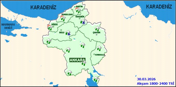 Ankara'da Hava Durumu: 31 Mart Salı ve 5 Günlük Tahmin - Görsel 2