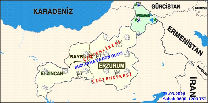 Ardahan'da Karla Karışık Yağmur ve Don Uyarısı: 5 Günlük Hava Tahmini - Görsel 2