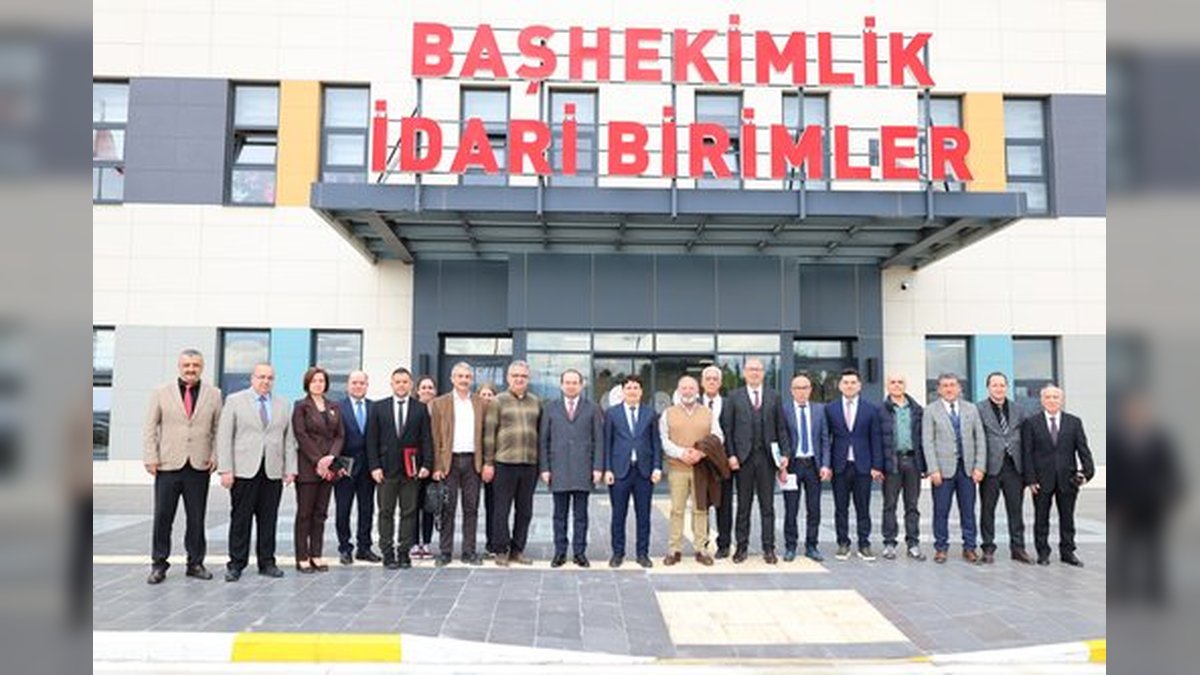 Aydın Şehir Hastanesi'nde Sağlık Müdürlüğü ve Tabip Odası Buluşması