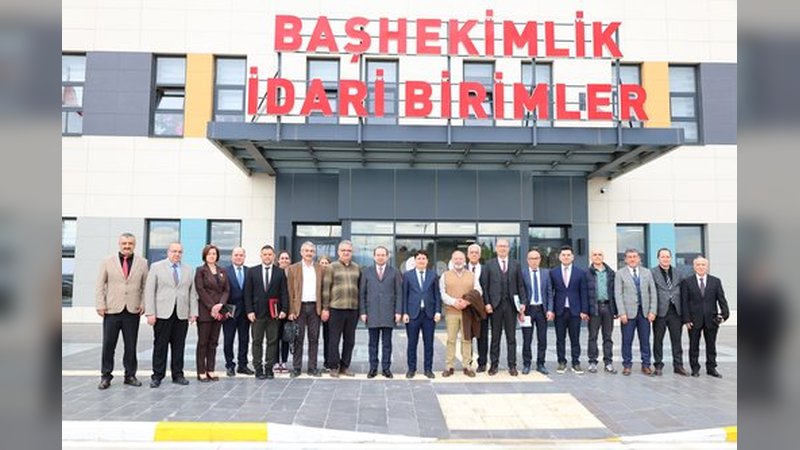 Aydın Şehir Hastanesi'nde Sağlık Müdürlüğü ve Tabip Odası Buluşması