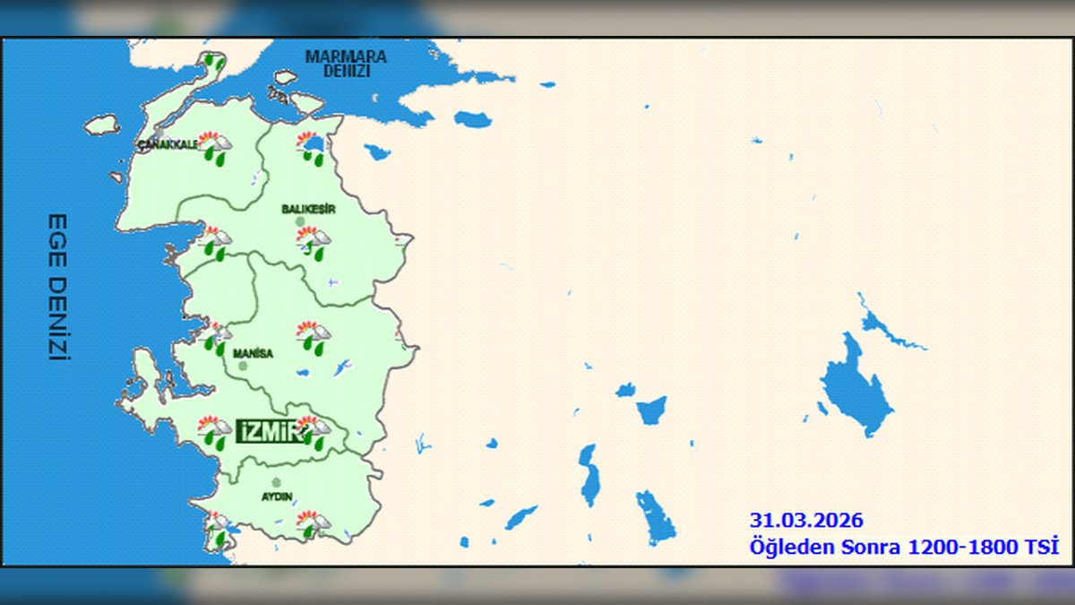 Balıkesir'de 31 Mart Salı Hava Durumu: Yağmurlu ve Serin