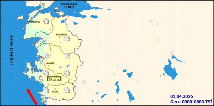 Balıkesir'de 31 Mart Salı Hava Durumu: Yağmurlu ve Serin - Görsel 4