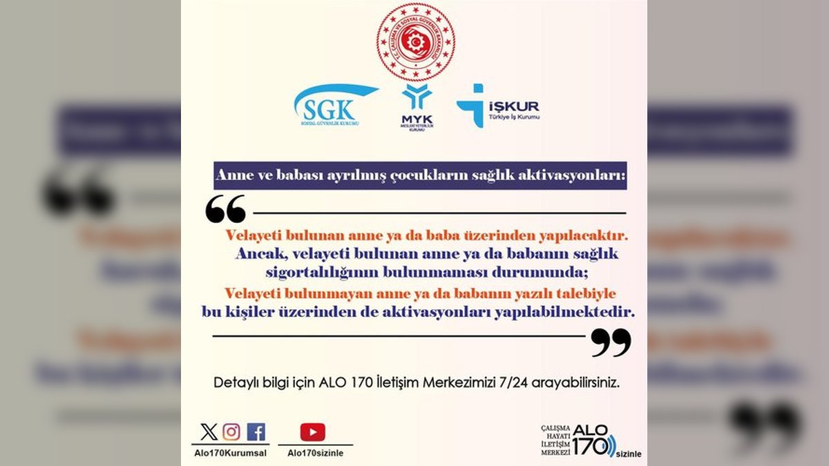 Batman'da Çocukların Sağlık Aktivasyonu: Velayet Durumuna Göre İşlemler