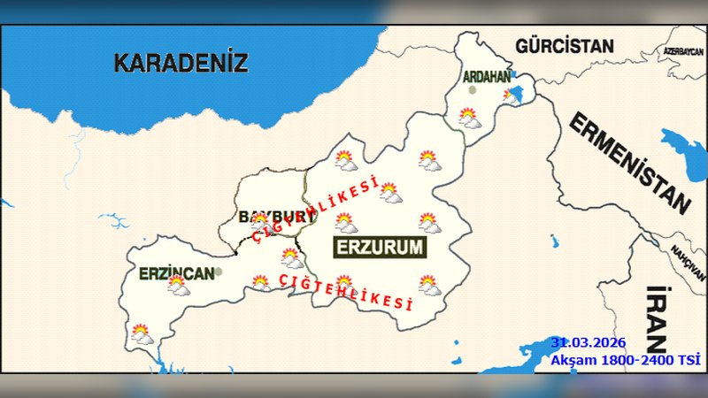 Bayburt'ta 5 Günlük Hava Durumu: Buzlanma ve Don Tehlikesi Devam Ediyor