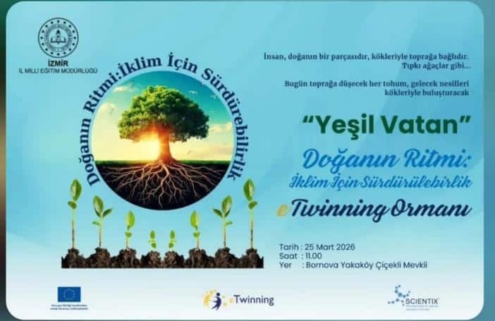 Bayraklı'da Minik Doğa Avcıları 'Yeşil Vatan' İçin Fidan Dikti - Görsel 4