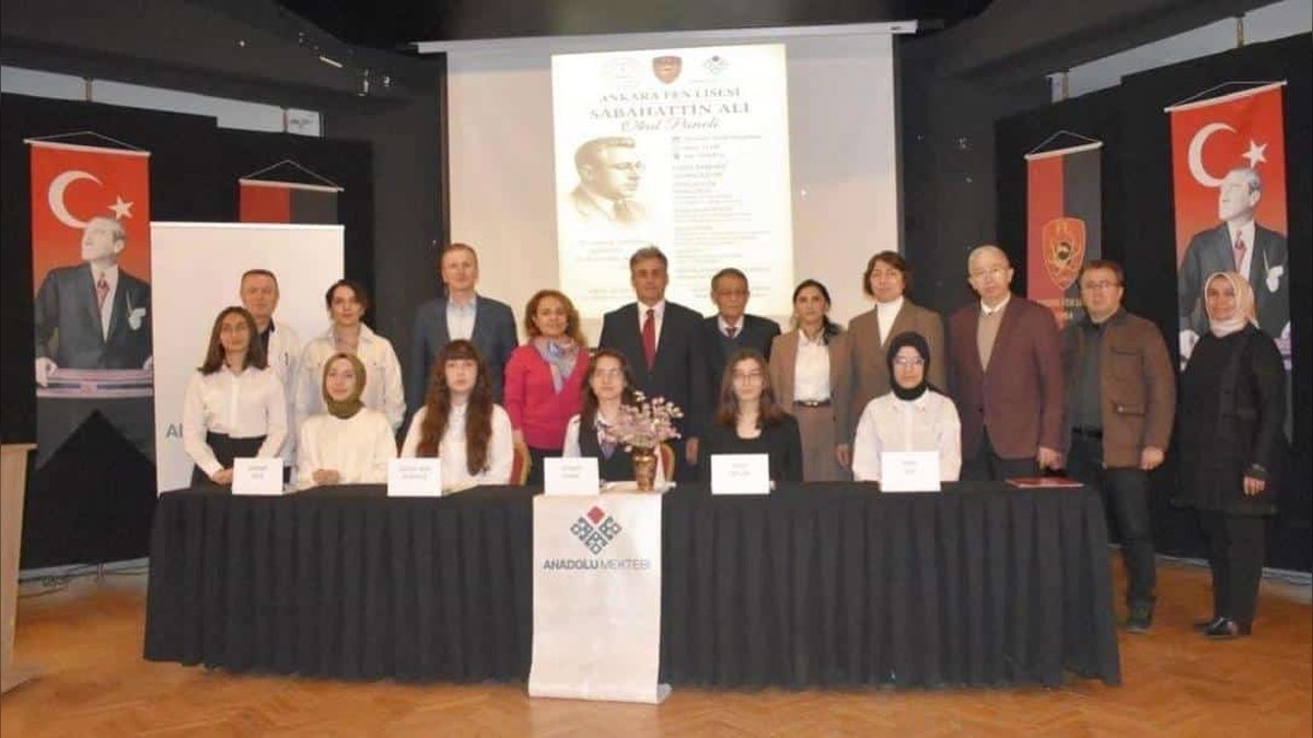 Çankaya'da Sabahattin Ali Paneli: Ankara Fen Lisesi Ev Sahipliği Yaptı