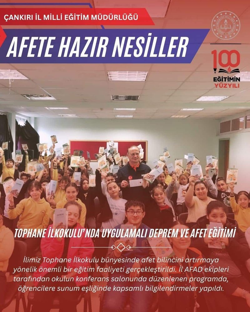 Çankırı'da Öğrencilere Deprem ve Afet Bilinci Eğitimi Verildi - Görsel 2