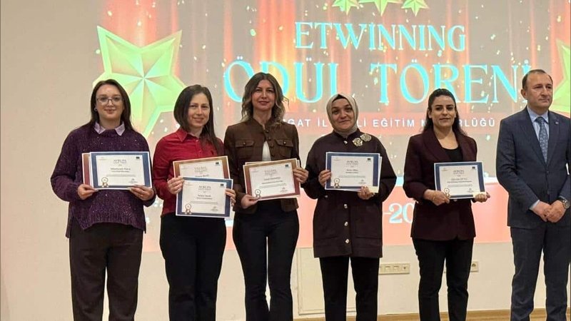 Çekerek'ten eTwinning Başarısı: Öğretmenler Ödüllendirildi
