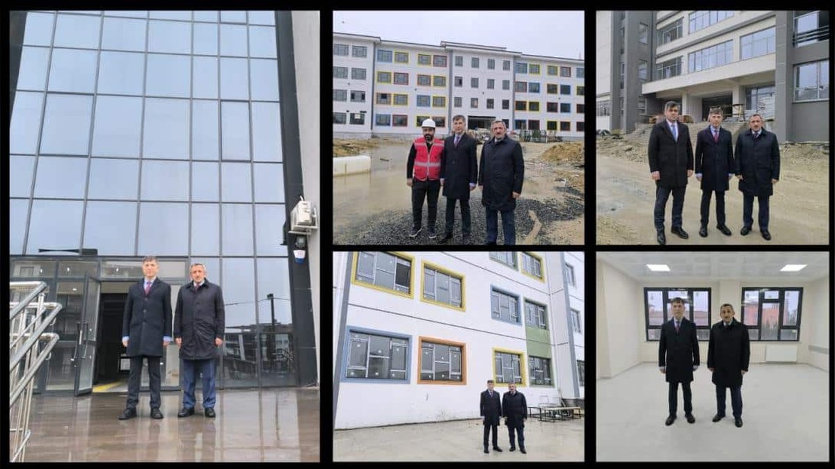 Çorlu Kaymakamı Niyazi Erten'den Yeni Okul İnşaatlarına Yerinde İnceleme