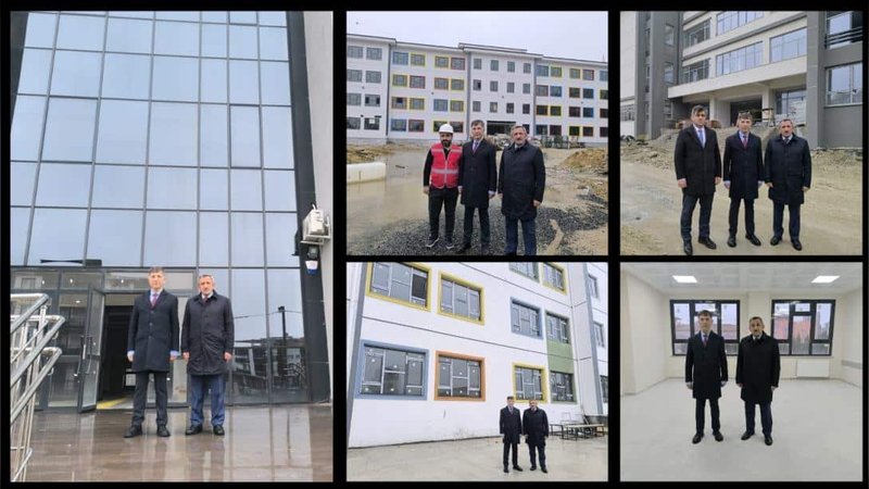 Çorlu Kaymakamı Niyazi Erten'den Yeni Okul İnşaatlarına Yerinde İnceleme