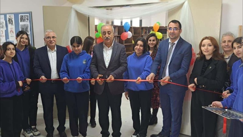 Defne İlçe Milli Eğitim Müdürü Kemal Gülistan, Orhan Gazi Anadolu Lisesi Kütüphanesi Açılışına Katıldı