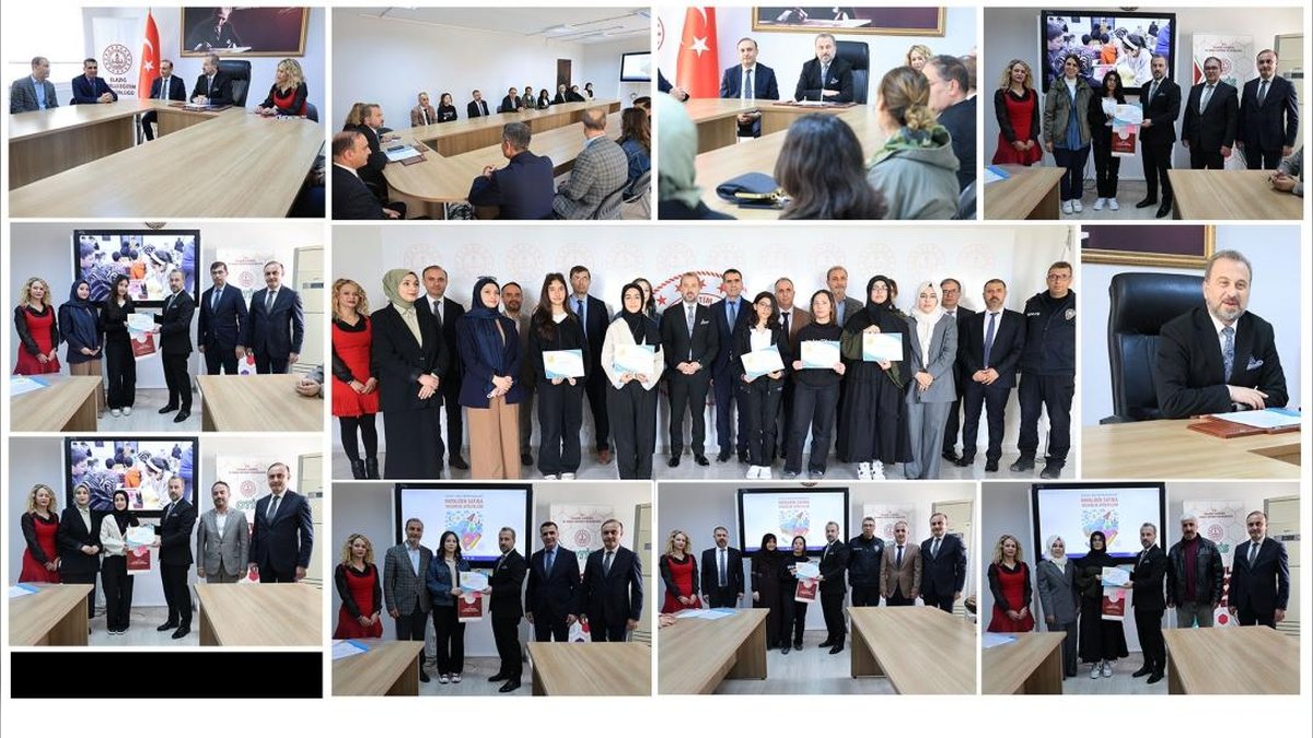 Elazığ'da 'Hayalden Satıra' Projesi'nde Başarılı Öğrenciler Ödüllendirildi