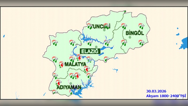 Elazığ'da Kuvvetli Yağış ve Çığ Tehlikesi: Dikkatli Olun!