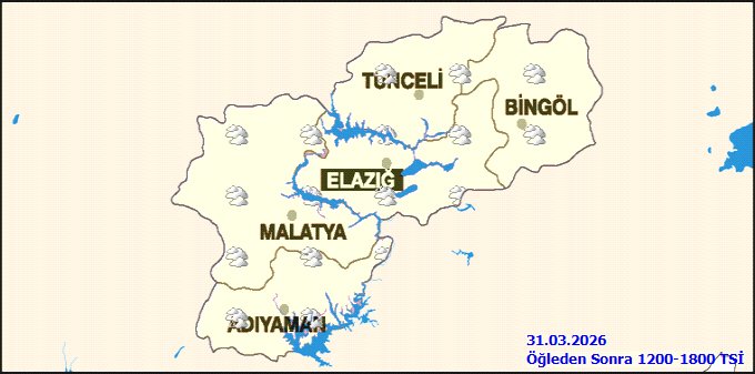 Elazığ'da Kuvvetli Yağış ve Çığ Tehlikesi: Dikkatli Olun! - Görsel 3