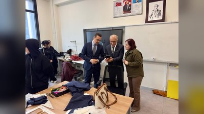 Esenyurt İlçe Millî Eğitim Müdürü Tayfun Özyolcu'dan Fergani Mesleki ve Teknik Anadolu Lisesi'ne Ziyaret