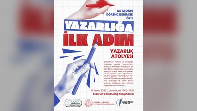 Esenyurt'ta Ortaokul Öğrencilerine Yönelik 'Yazarlığa İlk Adım' Atölyesi Düzenleniyor
