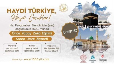 Gemlik Milli Eğitim'den Yapay Zeka ile Dijital İçerik Projesi: Öğrencilere Umre ve Eğitim Fırsatı