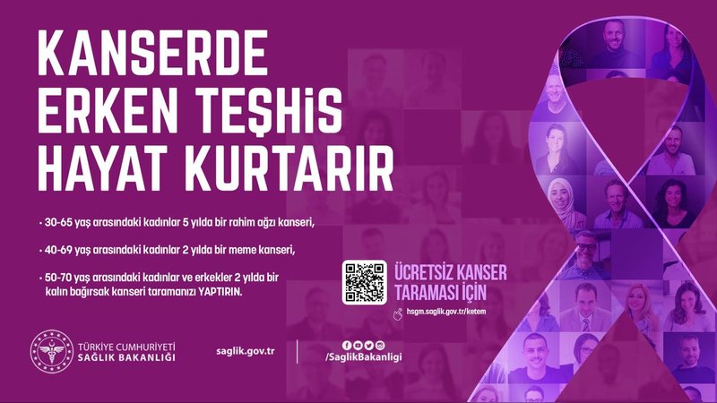 Giresun İl Sağlık Müdürlüğü'nden 1-7 Nisan Ulusal Kanser Haftası Bilgilendirmesi