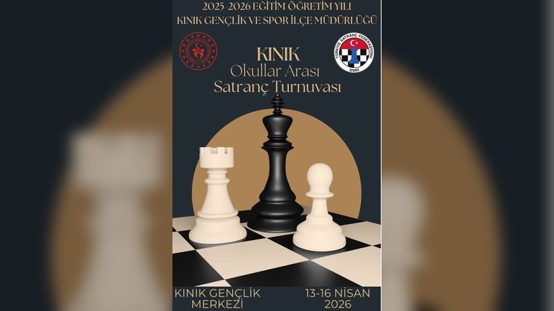 İzmir'de Okullar Arası Satranç Turnuvası Düzenleniyor