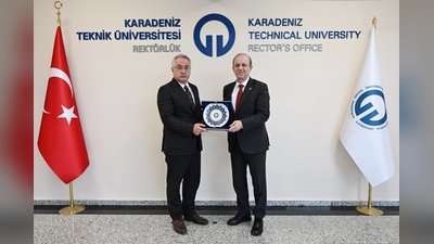İzmir Demokrasi Üniversitesi Rektörü, KTÜ'yü Ziyaret Etti