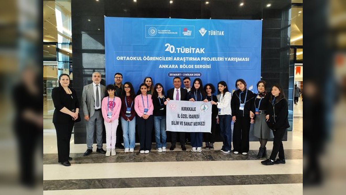 Kırıkkale'den Bilimsel Başarı: Ortaokul Öğrencileri TÜBİTAK Yarışmasında Bölge Finaline Yükseldi