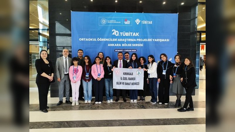 Kırıkkale'den Bilimsel Başarı: Ortaokul Öğrencileri TÜBİTAK Yarışmasında Bölge Finaline Yükseldi