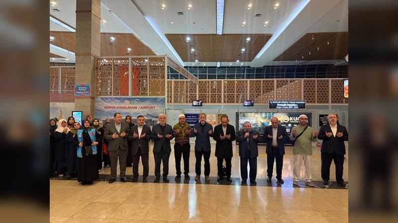 Konya İl Müftüsü Prof. Dr. Ali Öge Kutsal Topraklara Uğurlandı