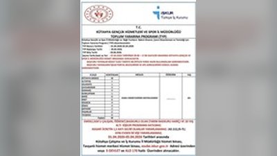 Kütahya'da Toplum Yararına Program (TYP) Başvuruları Başlıyor: 90 Kontenjan Açıldı