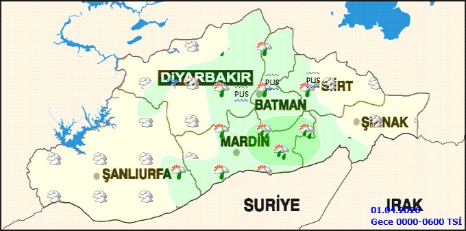 Mardin ve İlçelerinde 31 Mart Salı Hava Durumu: Yağmur ve Pus Bekleniyor - Görsel 3
