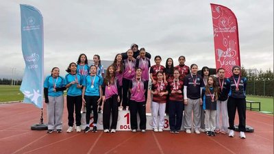 Mengen Ortaokulu ve Gökçesu Ortaokulu'ndan Okul Sporları Atletizmde Madalya Yağmuru