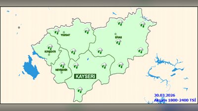 Nevşehir'de 5 Günlük Hava Tahmini: Yağışlı ve Mevsim Normallerinin Üzerinde Sıcaklık Bekleniyor