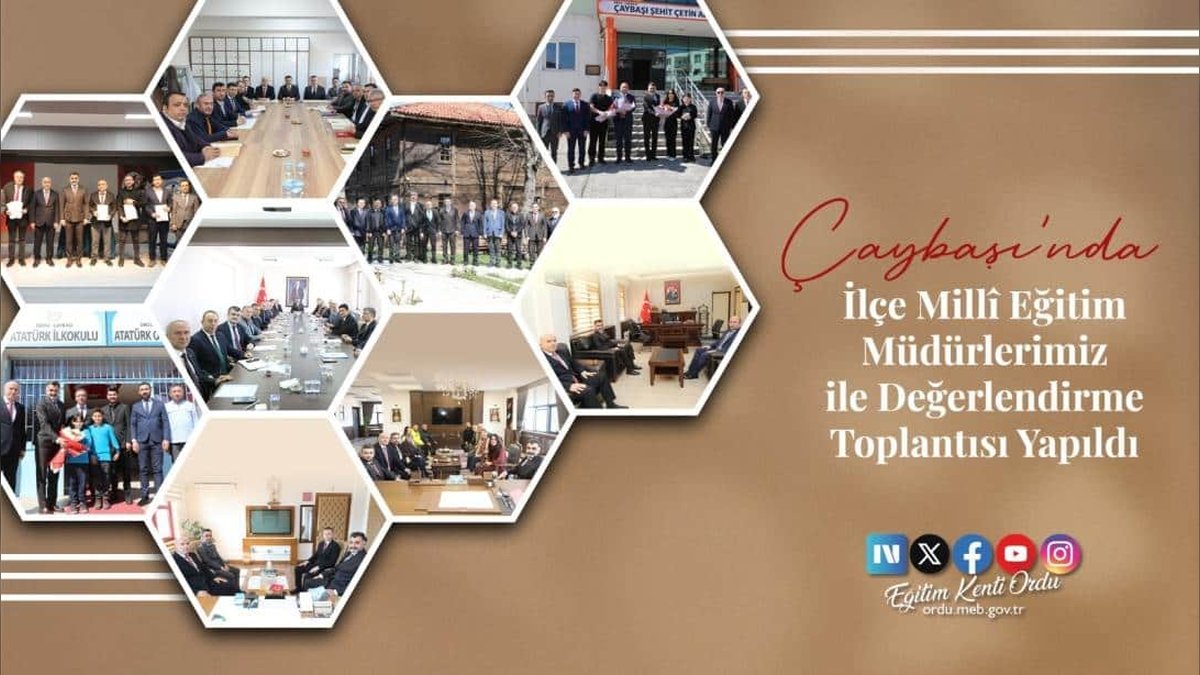 Ordu İl Milli Eğitim Müdürlüğü'nden Kapsamlı Değerlendirme Toplantısı