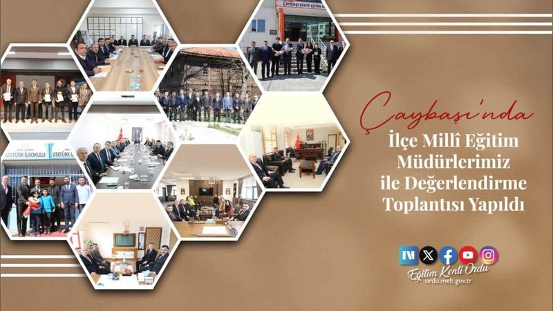 Ordu İl Milli Eğitim Müdürlüğü'nden Kapsamlı Değerlendirme Toplantısı