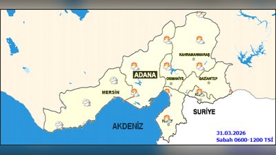 Osmaniye'de 31 Mart 2026 Hava Durumu: Parçalı Bulutlu ve Sıcaklık Artışı Bekleniyor