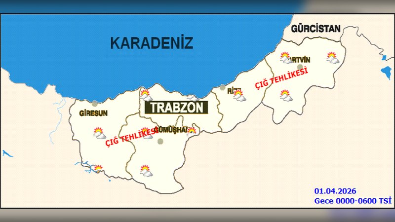 Rize'de Hava Durumu: Parçalı Bulutlu ve Mevsim Normalleri Civarında Sıcaklıklar