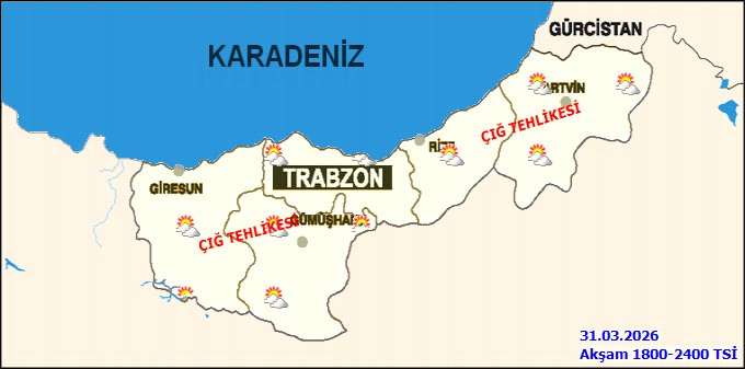 Rize'de Hava Durumu: Parçalı Bulutlu ve Mevsim Normalleri Civarında Sıcaklıklar - Görsel 4