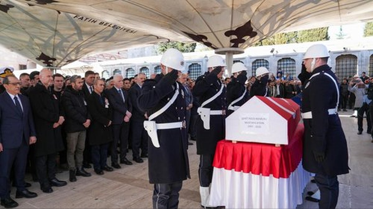 Şehit Polis Mustafa Aydın Son Yolculuğuna Uğurlandı