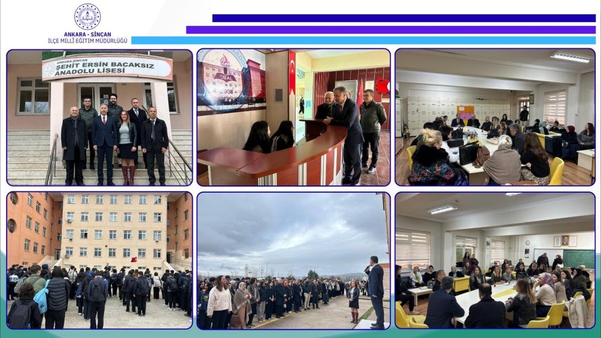 Sincan'da Eğitim Mesaisi Bayrak Töreni ile Başladı: İlçe Milli Eğitim Müdürü Okul Ziyareti