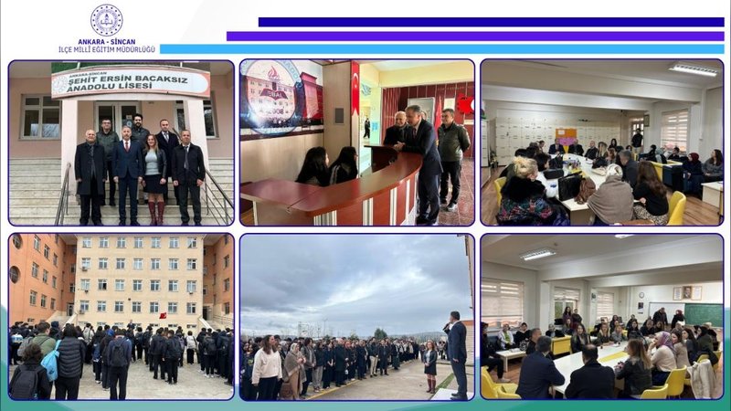 Sincan'da Eğitim Mesaisi Bayrak Töreni ile Başladı: İlçe Milli Eğitim Müdürü Okul Ziyareti