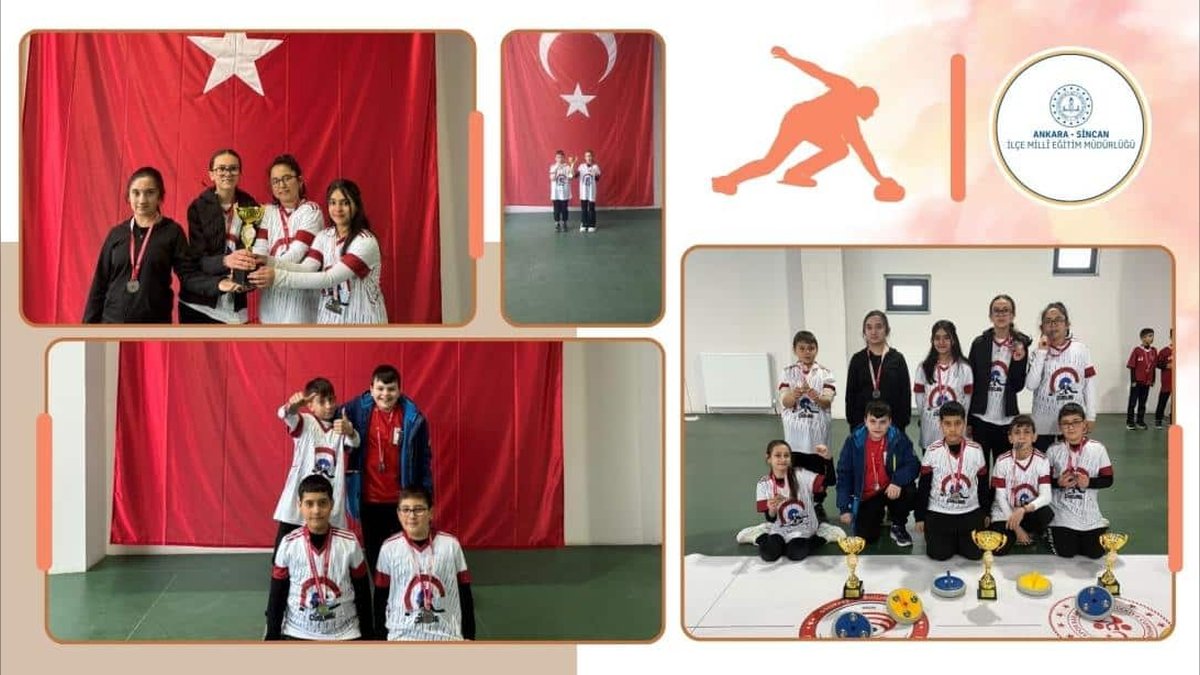 Sincan'dan Floor Curling'de Ankara Şampiyonu: Necip Fazıl Kısakürek Ortaokulu