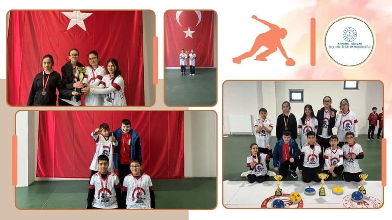 Sincan'dan Floor Curling'de Ankara Şampiyonu: Necip Fazıl Kısakürek Ortaokulu