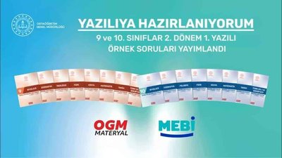 Susurluk İlçe Milli Eğitim Müdürlüğü'nden 9. ve 10. Sınıflar İçin Örnek Yazılı Soruları Yayınlandı